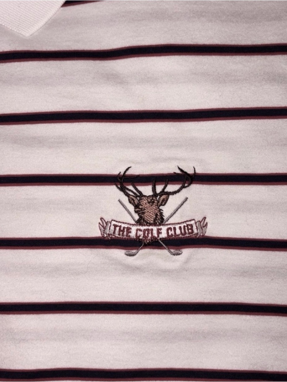 Polo Golf Ralph Lauren The Golf Club Logo Embroidered Pima Cotton Striped Polo